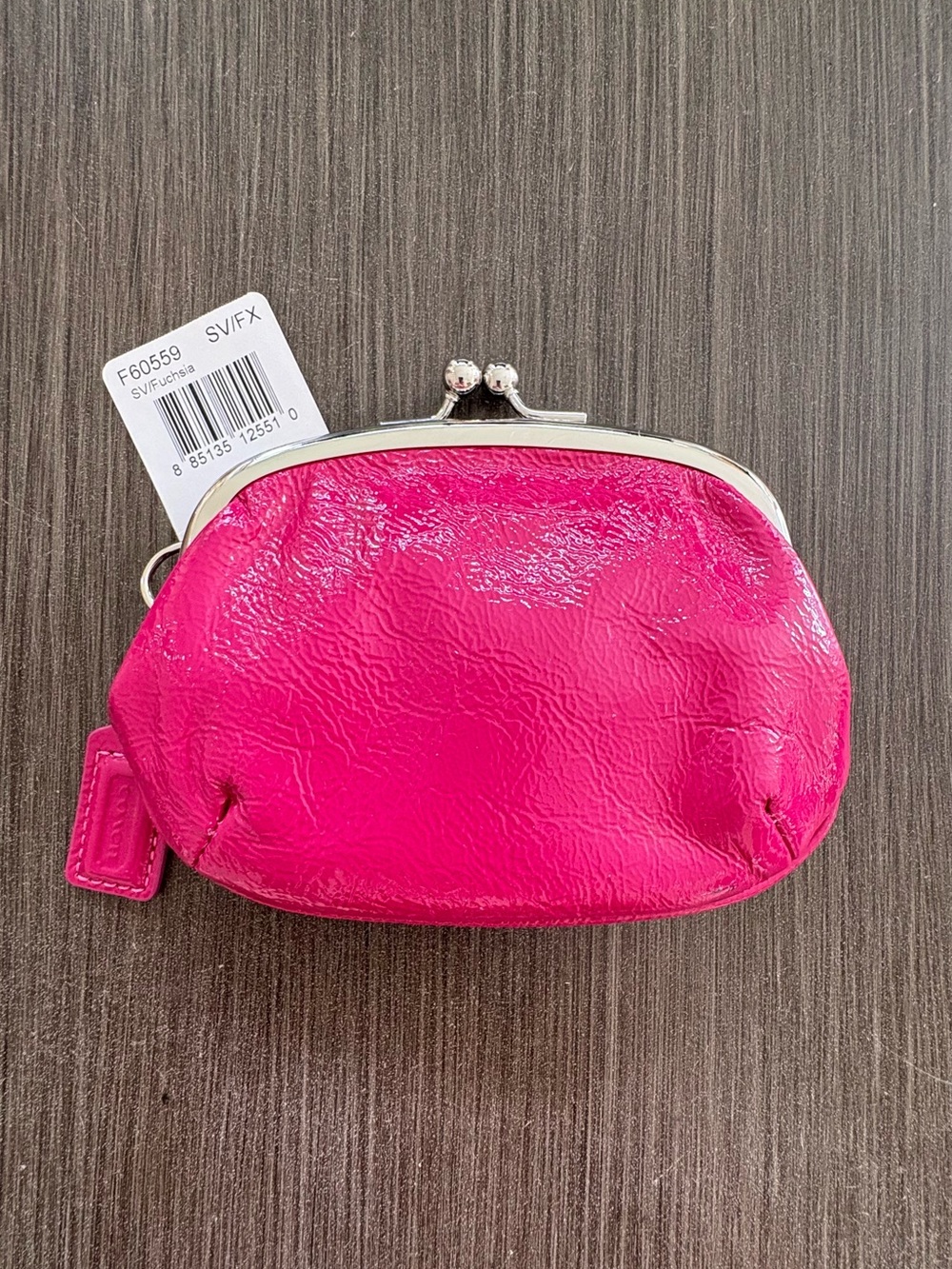 Coach Pink Patent Kisslock - Picture 2 of 10